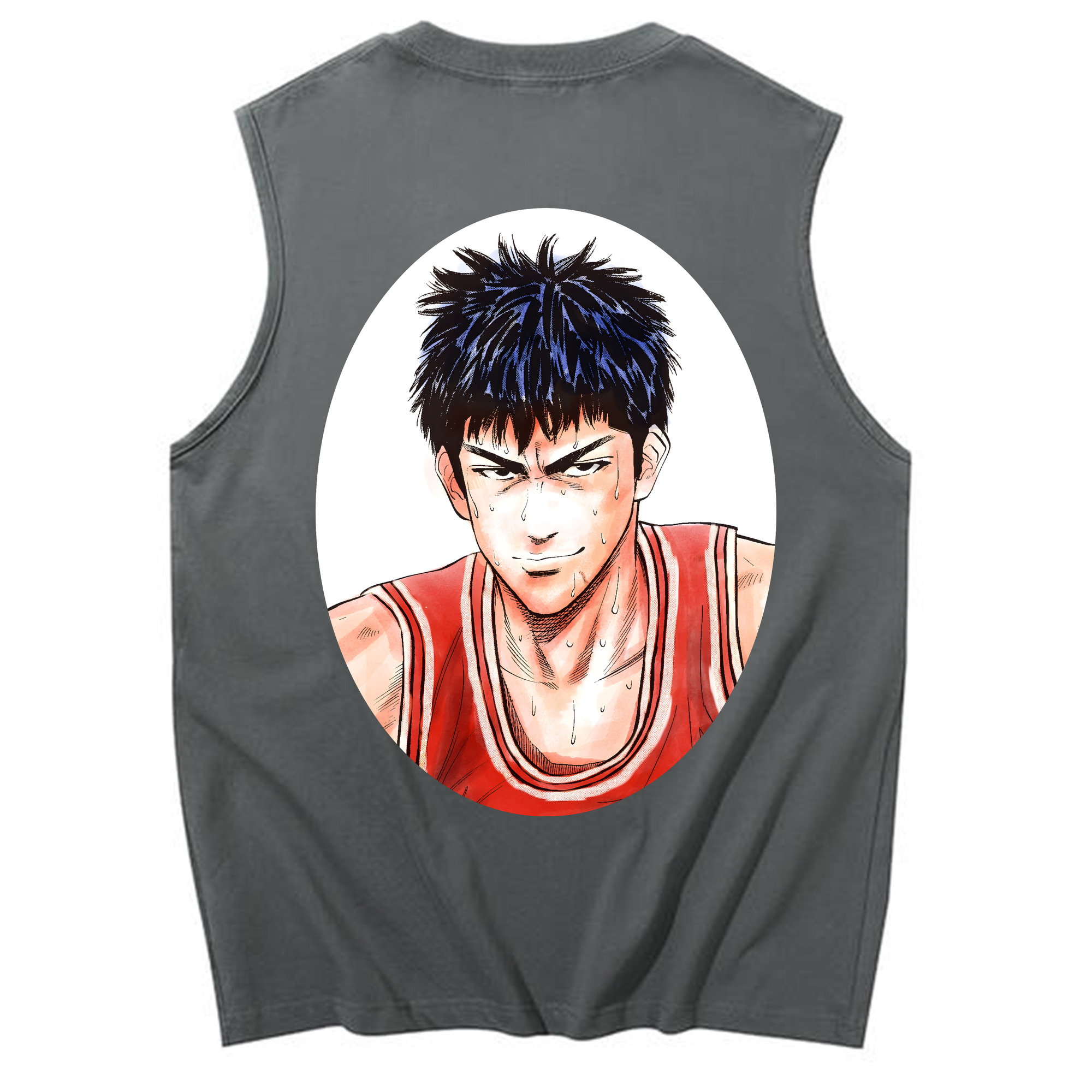 （画像用） SLAM DUNK／スラムダンク コットン100％タンクトップ（背面プリント）